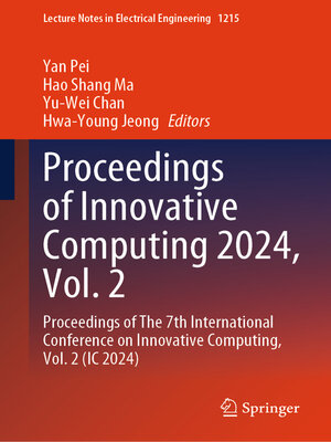 cover image of Proceedings of Innovative Computing 2024, Volume 2